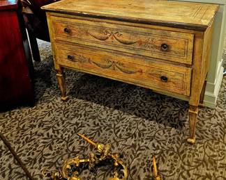 Italian hand painted dresser late 18th/early 19th
