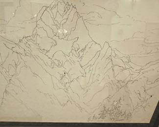 Callahan original sketch signed