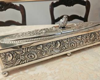 One of a kind glove box, made in Connecticut. Victorian era.