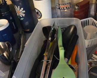 Assorted Kitchen Utensil and Drinkware Collection