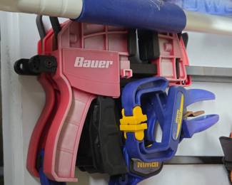 Bauer Trigger Clamp and IRWIN Quick-Grip Bar Clamps