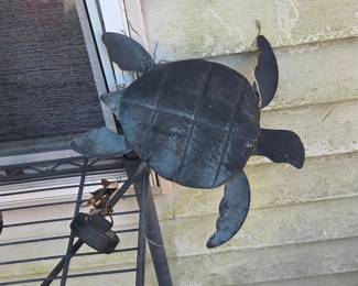Sheet Copper Sea Turtle Garden Ornament