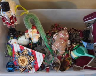 Assorted Vintage Christmas Ornaments Collection