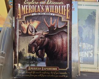 American Expedition 'The Bull Moose' Decorative Metal Sign