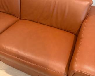 Another view of the loveseat in the "closed" position