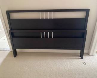 Antoher view of the head and foot board to the queen bed