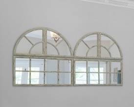 Set of arched mirrors 