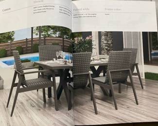 Catalog discriptions of the EBEL dining table set