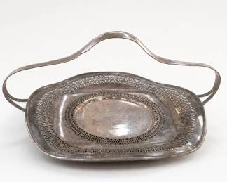 EPNS Pierced Silverplate Serving Tray