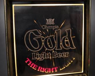 Olympia Brewing Company Illuminated Sign Works