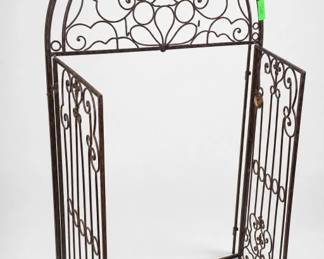 Ornate Metal Wall Mirror Heavy