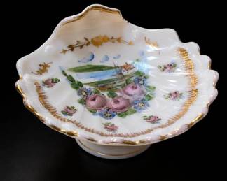 Cambridge Crown Tuscan Charleton Seashell Compote