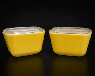 Pyrex Lidded Glass Refrigerator Dishes