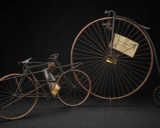 David Whipp High-Wheel Bicycle Sculpture