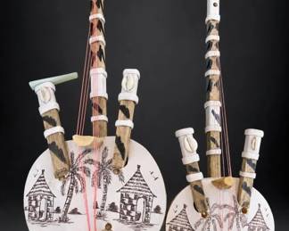 Coconut-Bodied Stringed Instrument Group