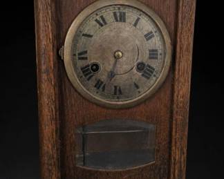 Wood-Cased Mechanical Pendulum Wall Clock