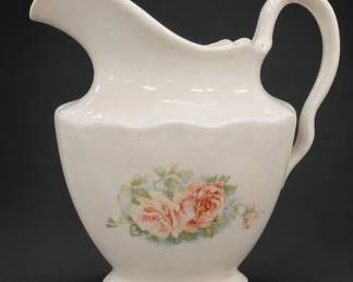 Ceramic Floral Pitcher