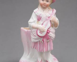 German Bisque Bud Vase