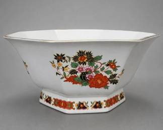 Hyalyn USA #831 Floral Ceramic Bowl