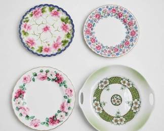 Crown Staffordshire Fine Bone China Plates