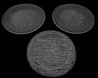 Clear Glass Decorative Serving Plates