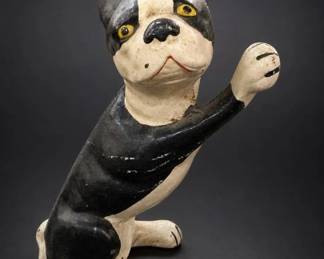 Cast Iron Dog Door Stop