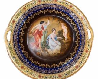 Europa And Zeus Porcelain Wall Plate