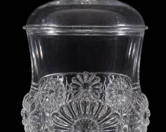 Covered Glass Candy Dish
