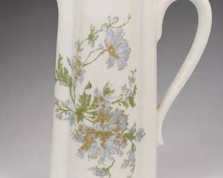 Signed Haviland Limoges Porcelain Pitcher