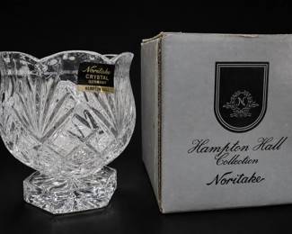 Noritake Hampton Hall Crystal Vase
