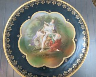 Z.S.&Co. Bavaria Porcelain Portrait Plate