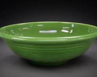 Fiesta Green Ceramic Serving Bowl