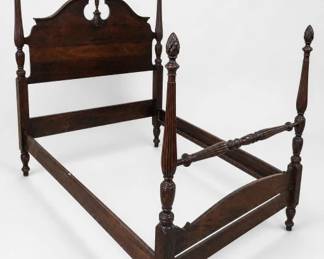 Full Size 4 Post Wood Bed Frame