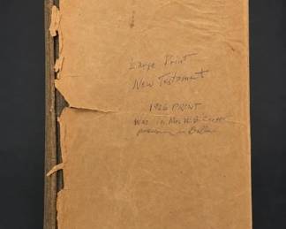 1920s American Bible Society New Testament Book