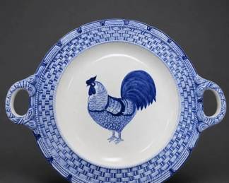 Lenox Rooster Handled Serving Platter