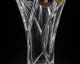 Sklo Bohemia S Lead Crystal Vase