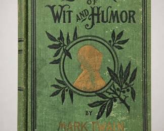 Library Of Wit And Humor, Mark Twain Book