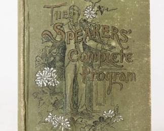 Spurgeon The Speaker's Complete Program 1891