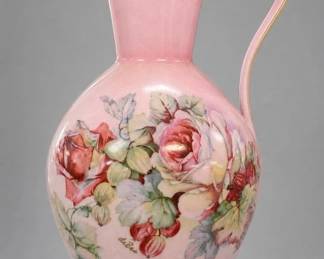 Hand Painted Porcelain Pitcher
