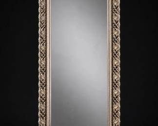 Gold-Tone Filigree Rectangular Vanity Mirror