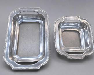 2-Piece Mexican Aluminum Serving Trays