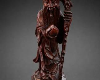 Chinese Decorative Carved Wood Figure