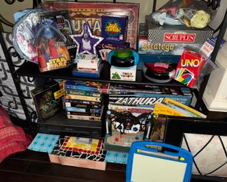 Vintage toys & VHS', Disney, Star Wars, boardgames
