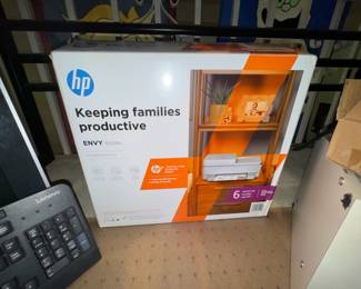 HP Printer NIB, needs ink, never used, manuals
