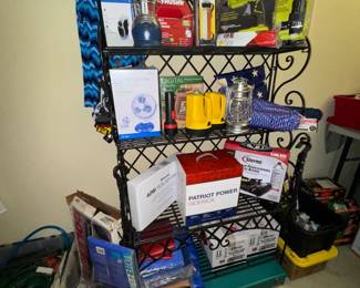 Camping & Survival gear, solar panels, stoves, lanterns, rope, firestarters, NIB