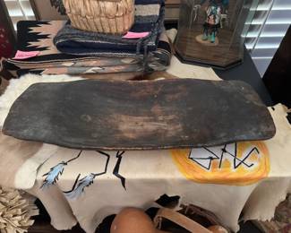 Vintage carved wooded bowl