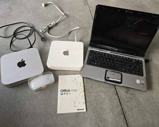 CH155Apple Mac Mini and Air Port and HP laptop
