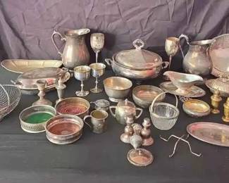 CH147Silver Plated Serving Items