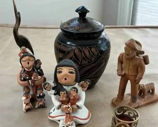 CH170Native American Clay Storytellers And More