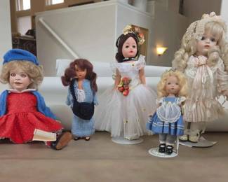 CH119Modern Porcelain Collector Dolls. Lawton Co. Ann Storybook